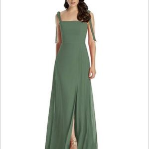 Dessy 3042 Bridesmaid Dress Vinyard Green Sage